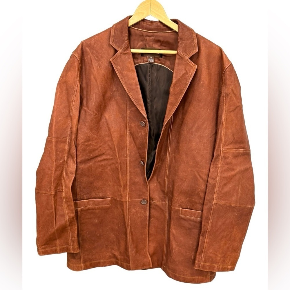 Danier leather jacket brown